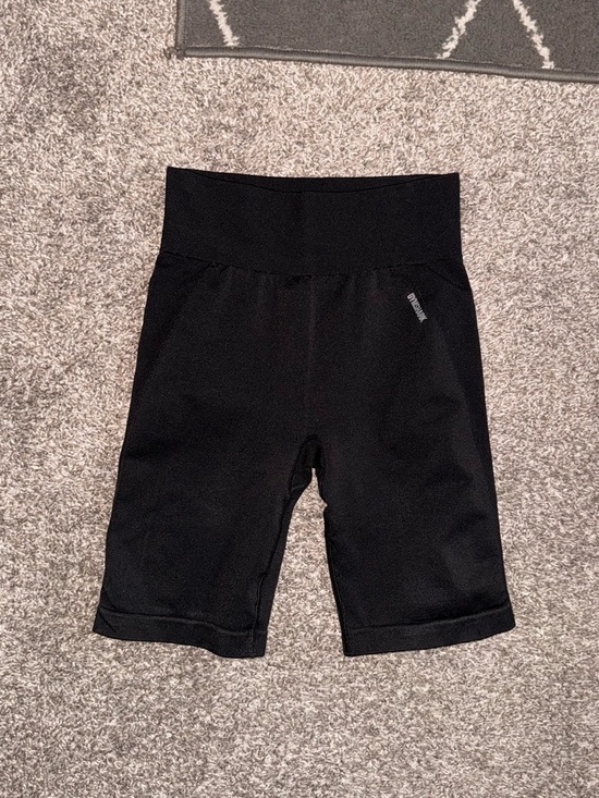 Gymshark Pants - Gymshark Black High Waisted Biker Shorts Size S